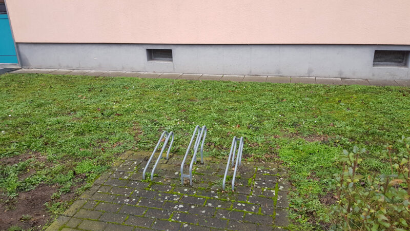 Vorderradklemmen in der Linzer Straße (6-16)