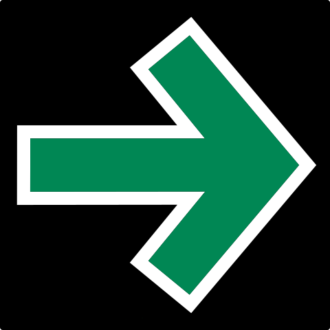 Rechtsabbiegen für Radfahrende frei – Grünpfeile für den Radverkehr an Kreuzungen.  Abbildung 1: Verkehrszeichen Nr. 720 „Grünpfeilschild“. Dieses Zeichen ist lt. StVO seit 1994 zulässig.